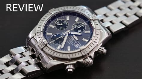 breitling a13363 with airplane on the back|breitling a13356 review.